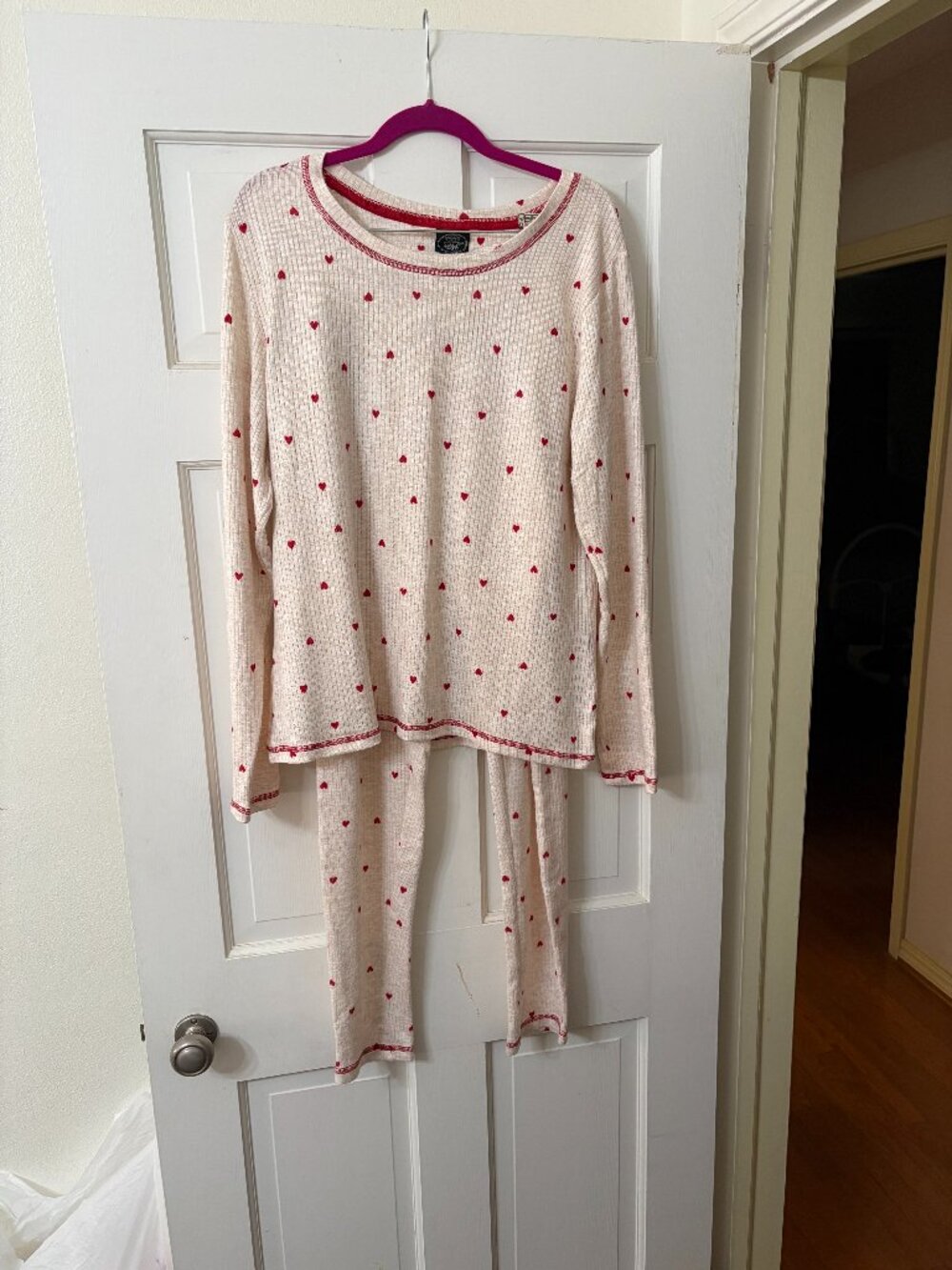 Laura Ashley Pajamas Hearts Size XL Super Soft